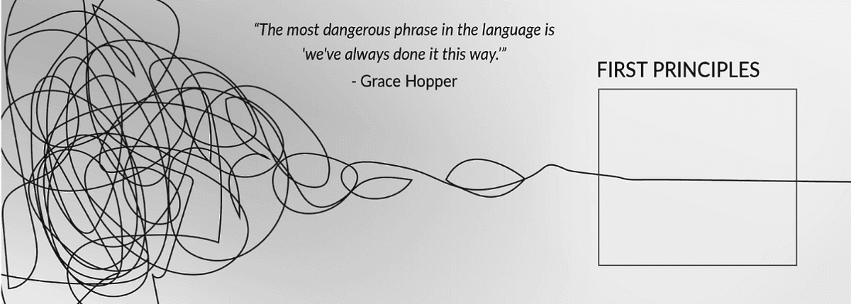 First Principle Thinking : 본질에서 다시 시작하라 | hustle : preview