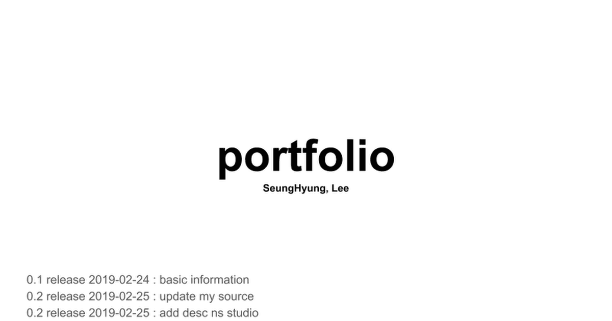 portfolio preview
